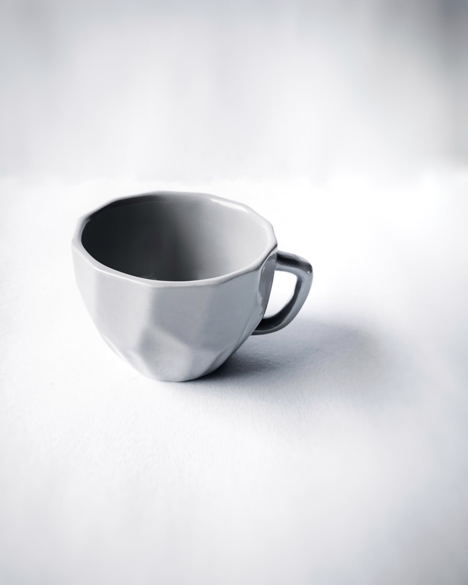 Cups Of Magik Pewter Grey Latte/Flat White Cup
