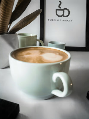 Cups Of Magik Pale Aqua Large Latte Cup