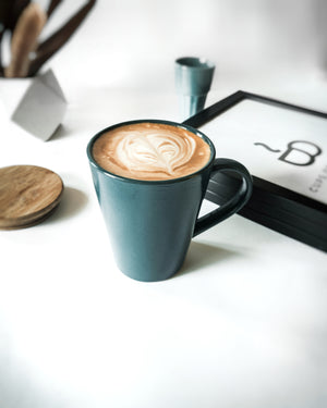 Cups Of Magik Dark Teal LARGE coffee Mug