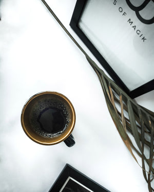 Cups of Magik Prussian blue and Tan Xtra Large Mug