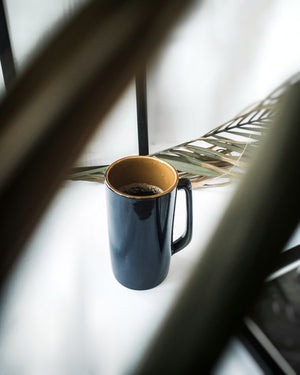 Cups of Magik Prussian blue and Tan Xtra Large Mug