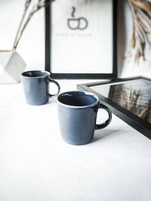 Cups Of Magik Abstract Blue Espresso Shot(Set of 2)