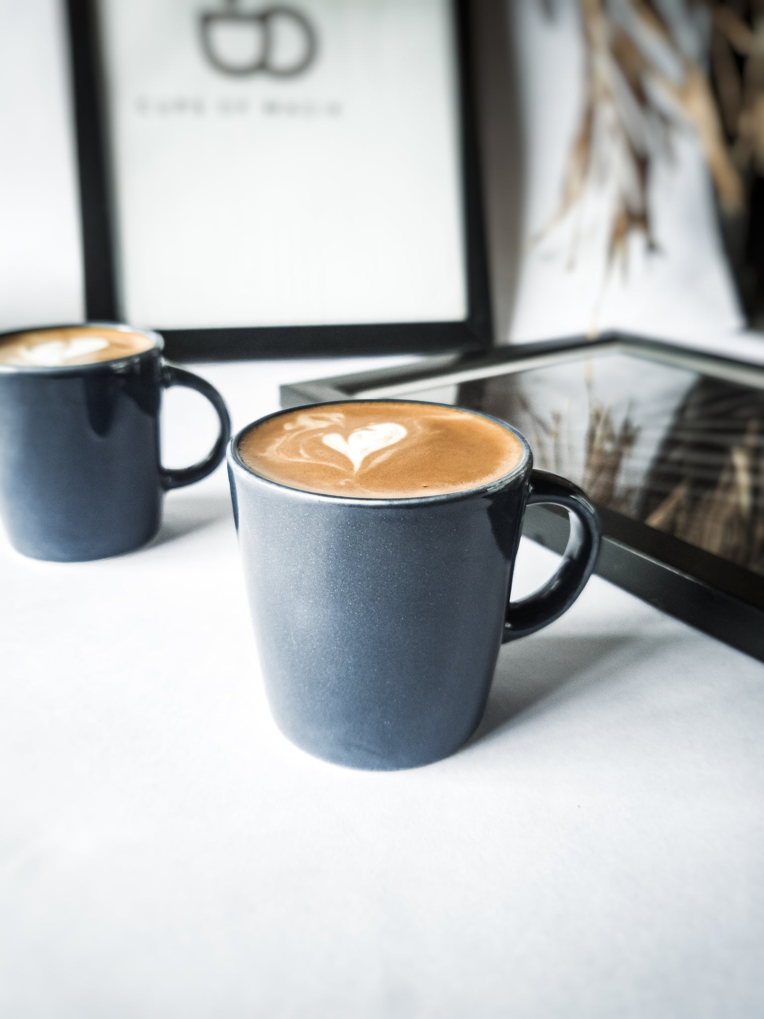 Cups Of Magik Abstract Blue Espresso Shot(Set of 2)