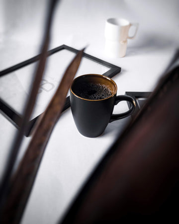 Cups of Magik Brown Matte Black Mug
