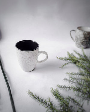 Cups of Magik Day star matte Textured with Black Insert Coffee Mug