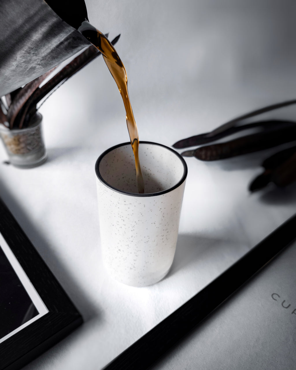 Cups of Magik Day star Matte Textured Glass.
