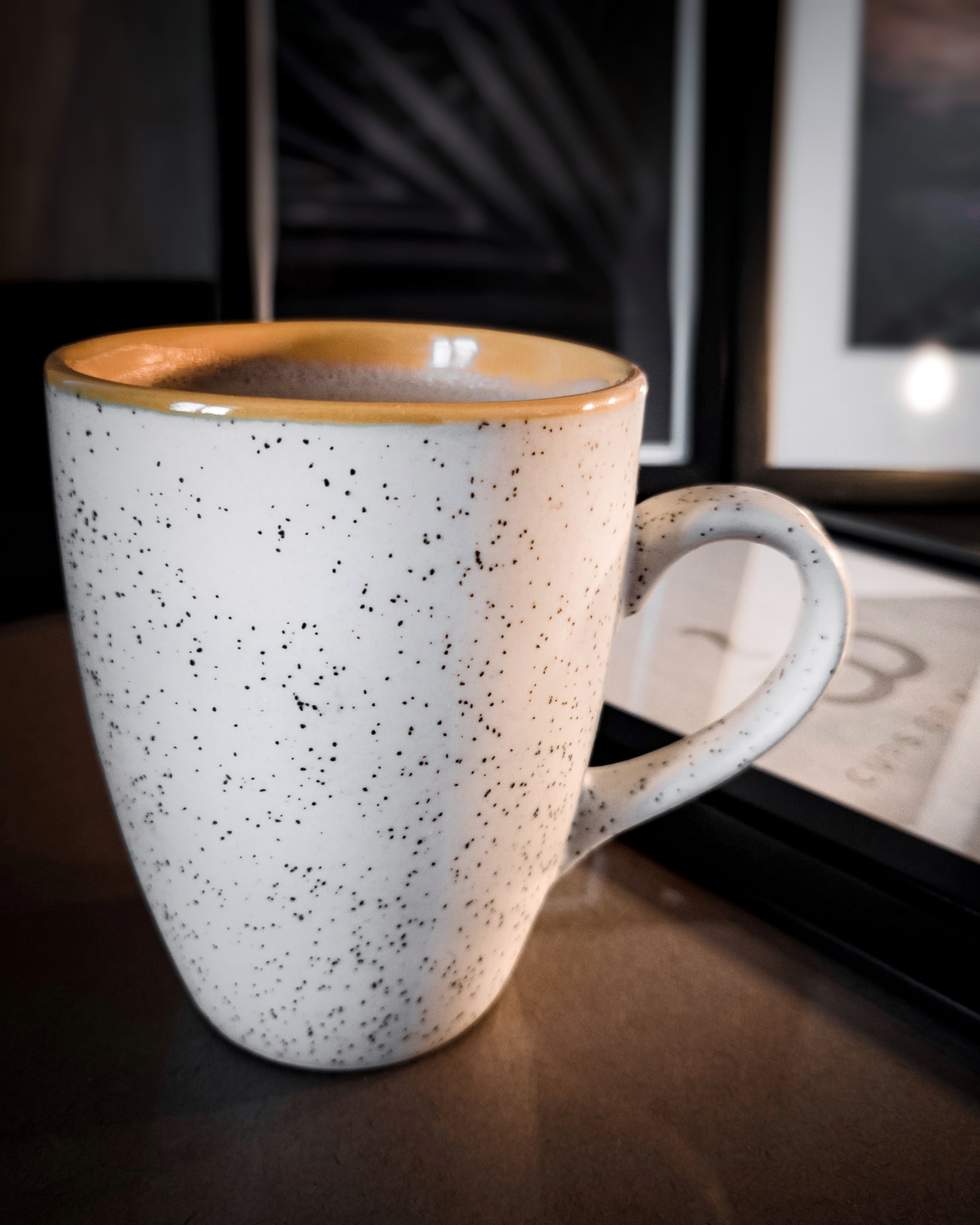 Cups Of Magik Day star Matte Textured Tea/Coffee Mug(Goldenrod Yellow insert)