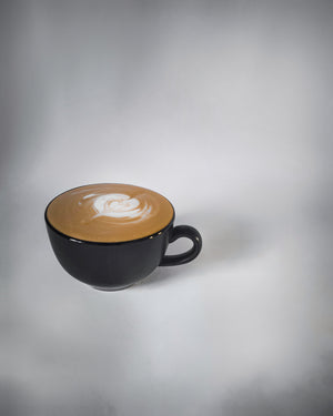 Cups of Magik Minimalist Matte Black Large Latte Cup