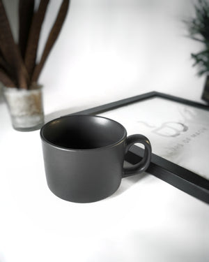 Cups Of Magik Matte Black espresso/Tea Cup(Set Of 2)