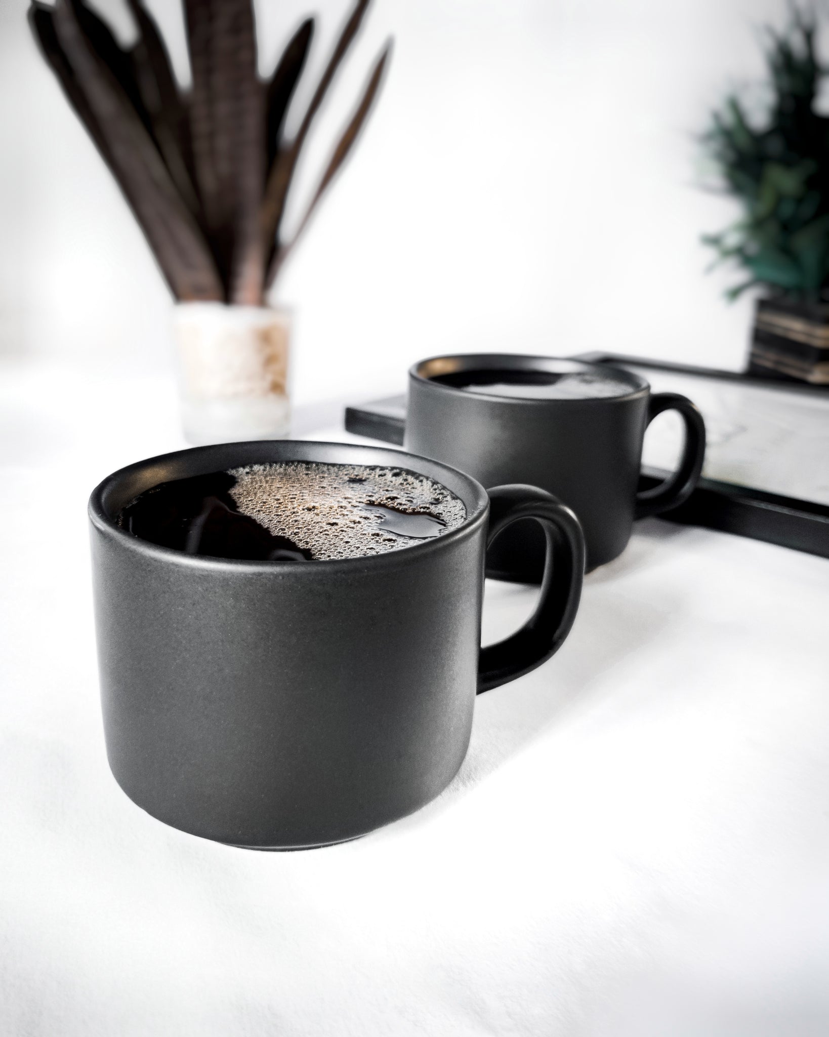 Zeta Matte Black Espresso Cup Set