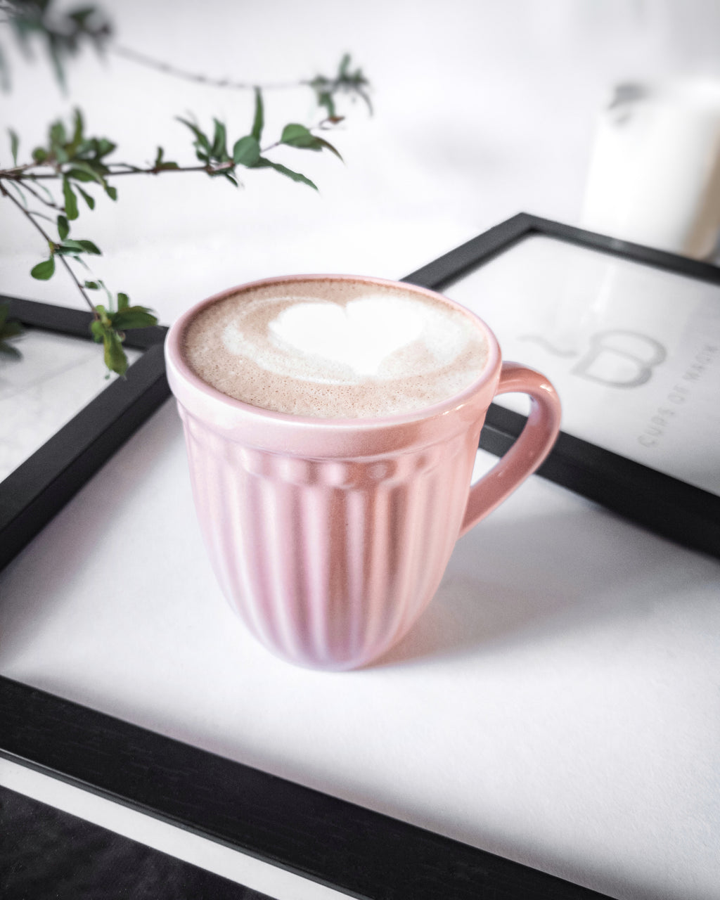 Cups Of Magik Crepe Pink Coffee Mug.