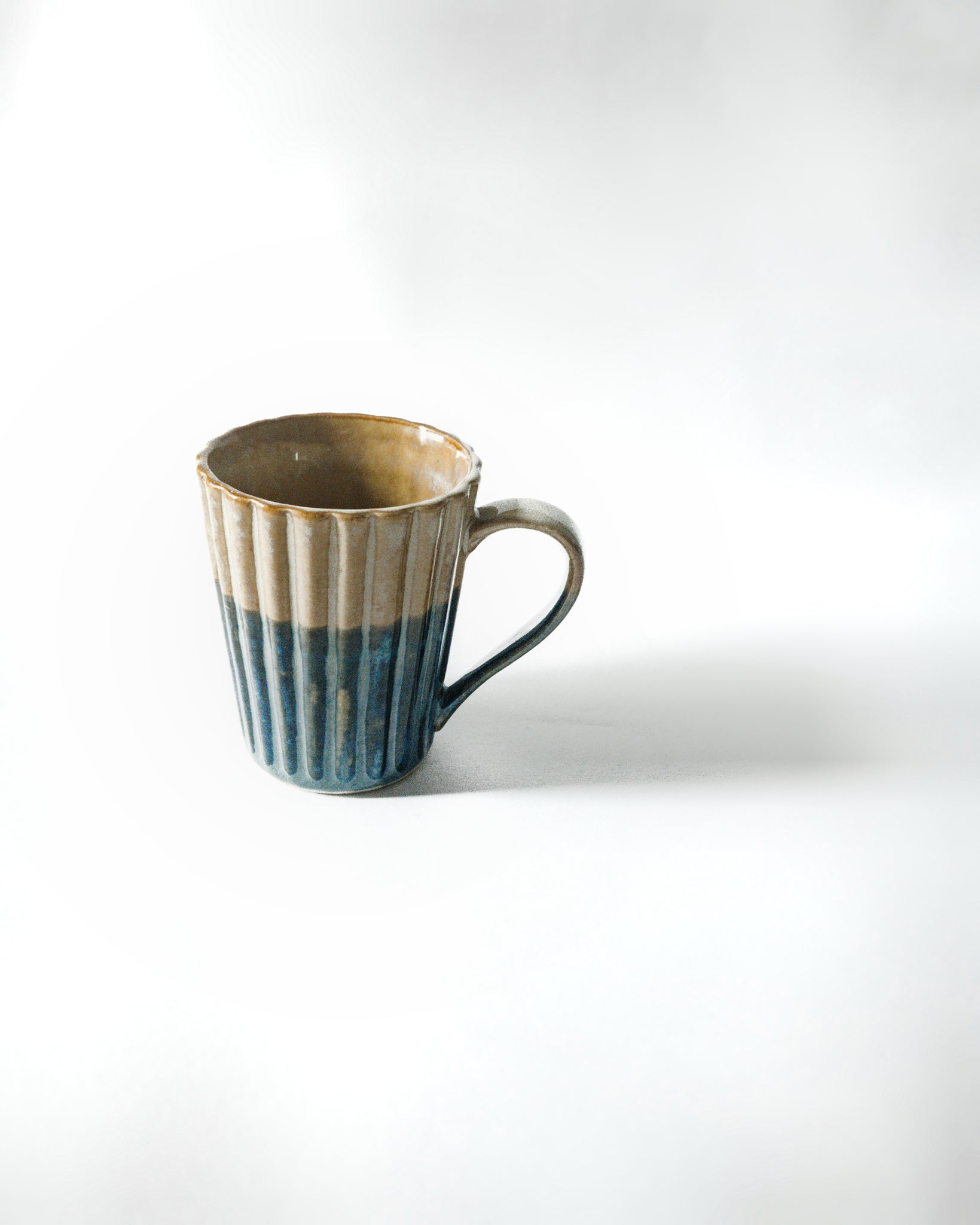 Cups Of Magik Ocean Green and Tan Coffee Mug