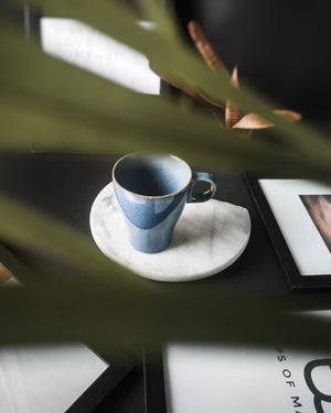 Cups Of Magik Luxe Blue Large Coffee Mug