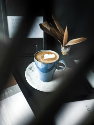 Cups Of Magik Luxe Blue Large Coffee Mug